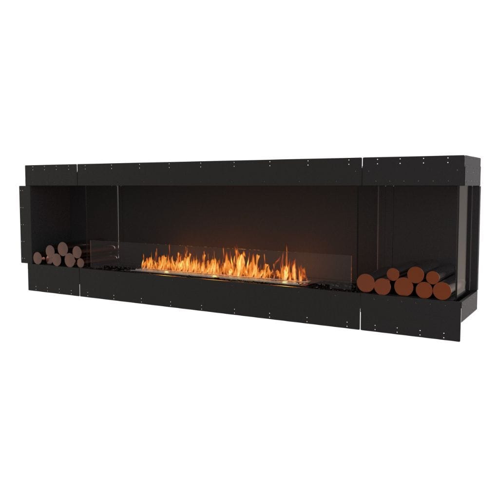 EcoSmart Fire 110" Flex 104LC/104RC Ethanol Fireplace Insert with Decorative Box by Mad Design Group