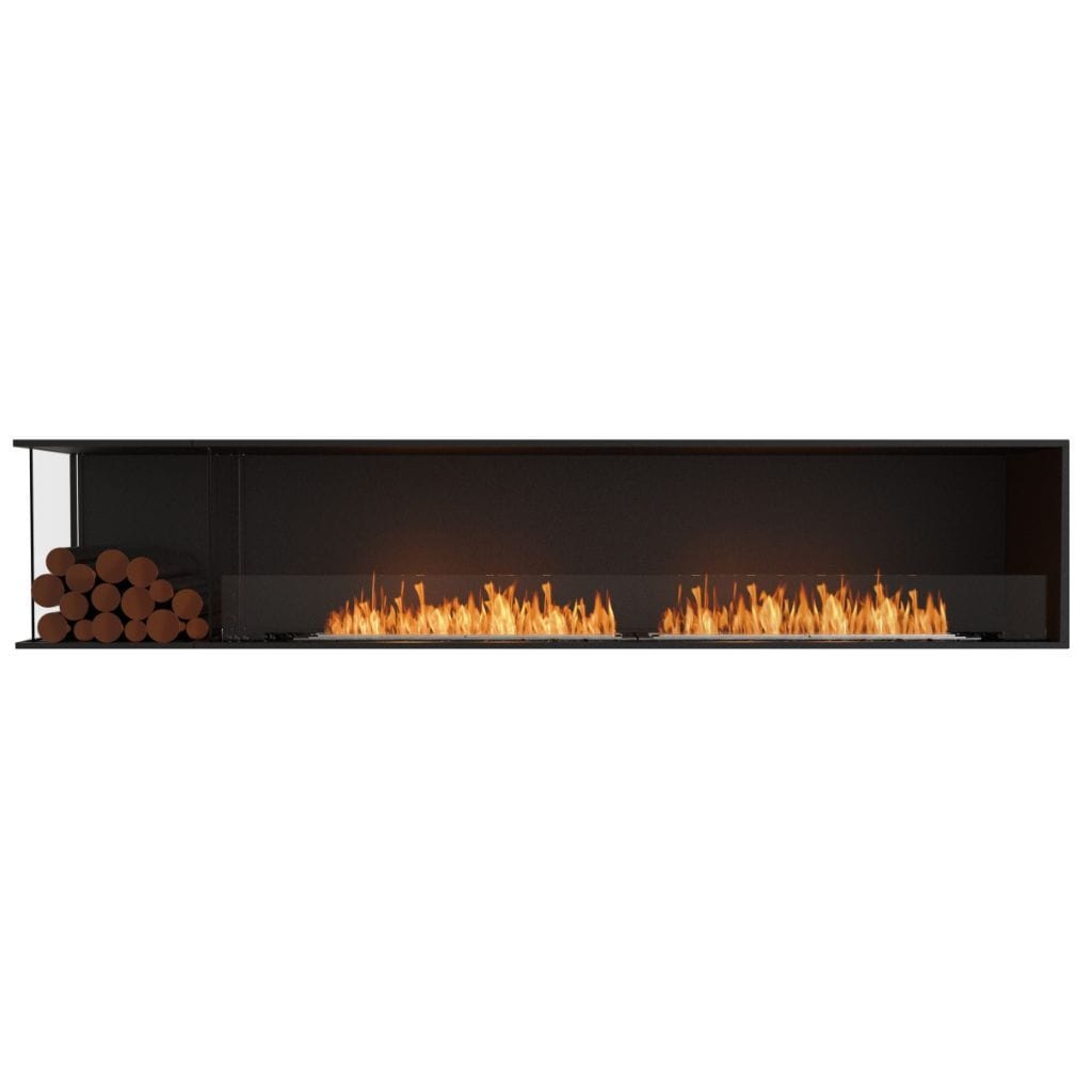 EcoSmart Fire 110" Flex 104LC/104RC Ethanol Fireplace Insert with Decorative Box by Mad Design Group