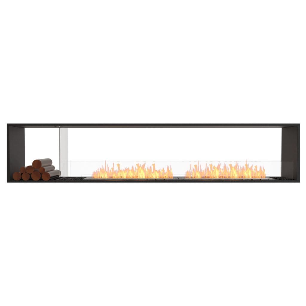 EcoSmart Fire 112" Flex 104DB Double Sided Ethanol Fireplace Insert with Decorative Box by Mad Design Group