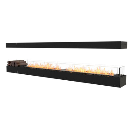 EcoSmart Fire 125" Flex 122IL Island Ethanol Fireplace Insert with Decorative Box by Mad Design Group