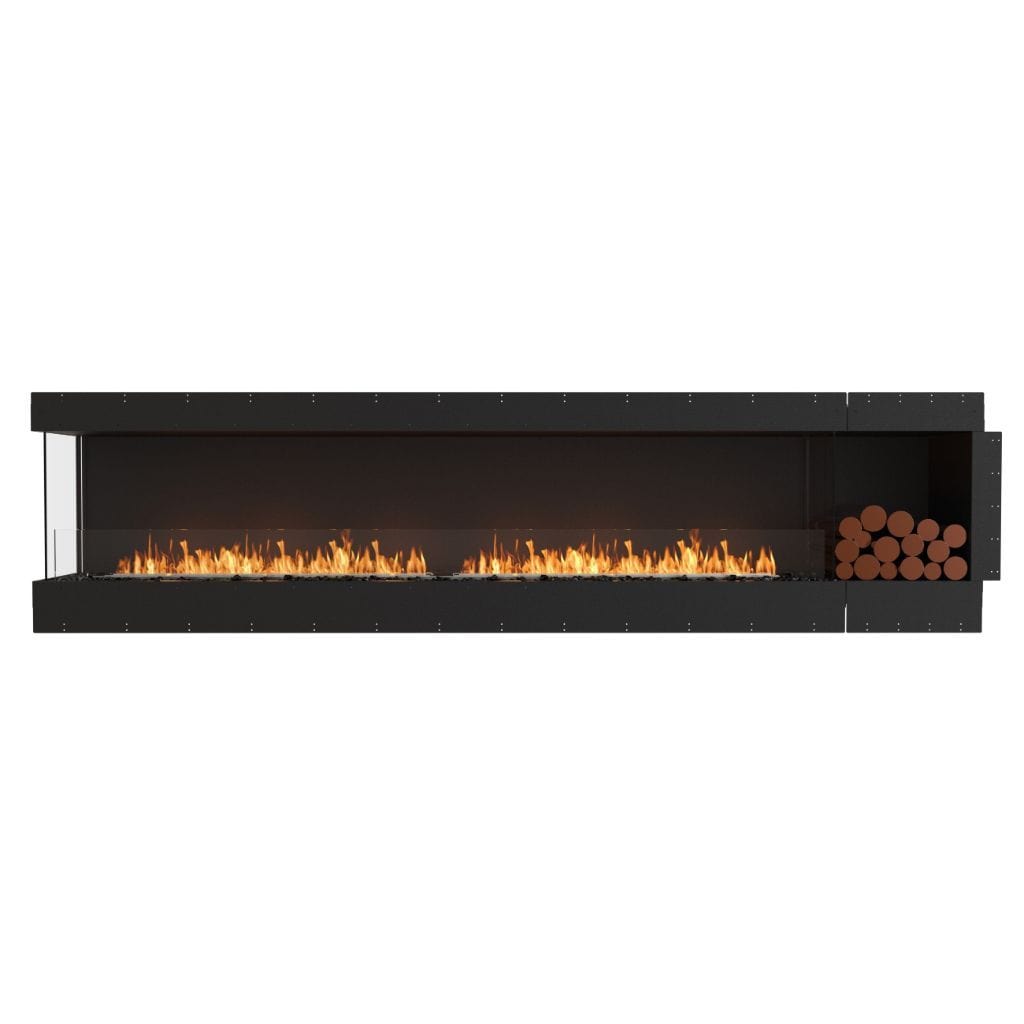 EcoSmart Fire 128" Flex 122LC/122RC Ethanol Fireplace Insert with Decorative Box by Mad Design Group