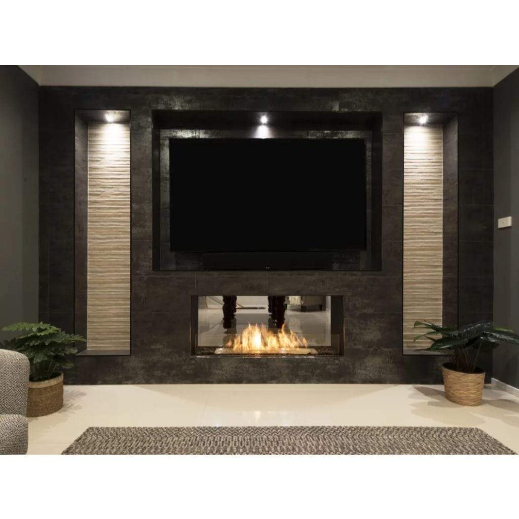 EcoSmart Fire 130" Flex 122DB Double Sided Ethanol Fireplace Insert by Mad Design Group