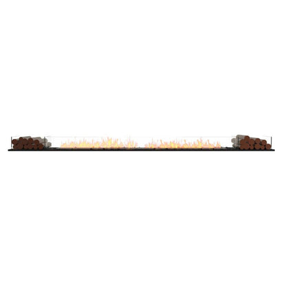 EcoSmart Fire 143" Flex 140BN Bench Ethanol Fireplace Insert with Decorative Box by Mad Design Group