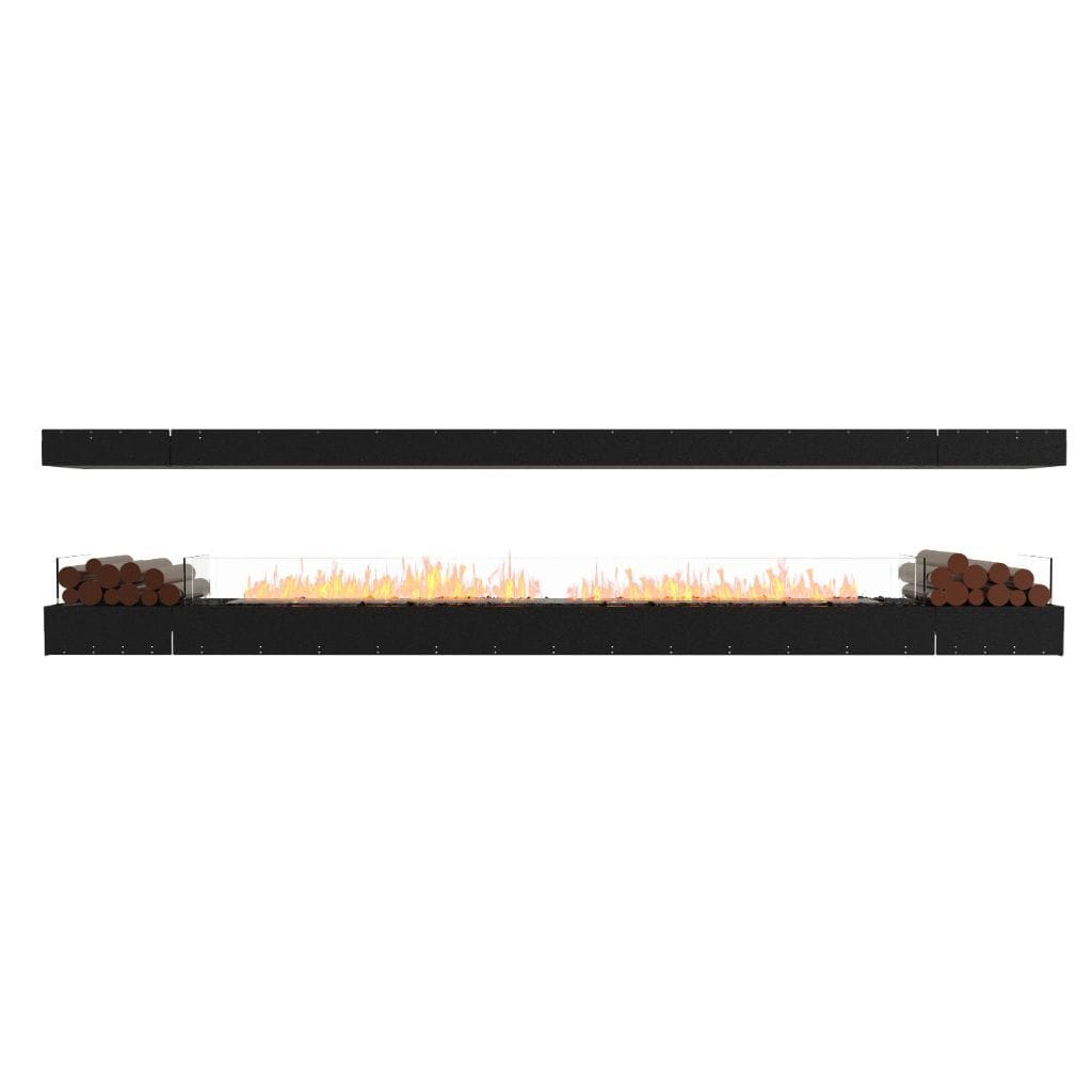 EcoSmart Fire 143" Flex 140IL Island Ethanol Fireplace Insert with Decorative Box by Mad Design Group