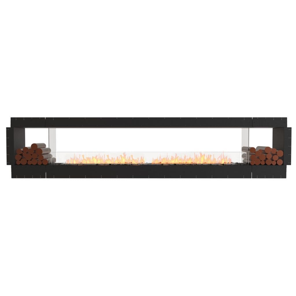 EcoSmart Fire 148" Flex 140DB Double Sided Ethanol Fireplace Insert with Decorative Box by Mad Design Group