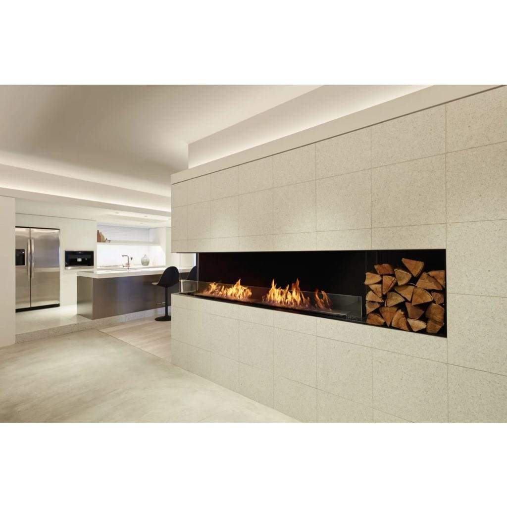 EcoSmart Fire 164" Flex 158LC/158RC Ethanol Fireplace Insert with Decorative Box by Mad Design Group