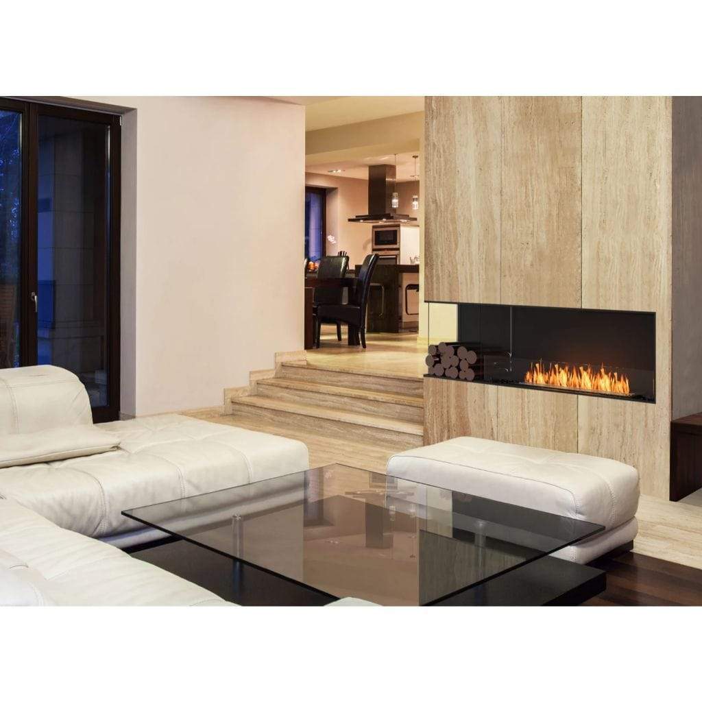 EcoSmart Fire 164" Flex 158LC/158RC Ethanol Fireplace Insert with Decorative Box by Mad Design Group