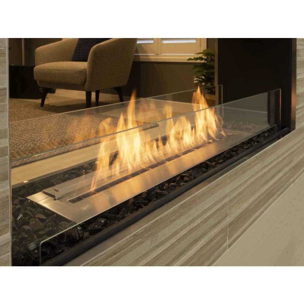 EcoSmart Fire 167" Flex 158DB Double Sided Ethanol Fireplace Insert with Decorative Box by Mad Design Group