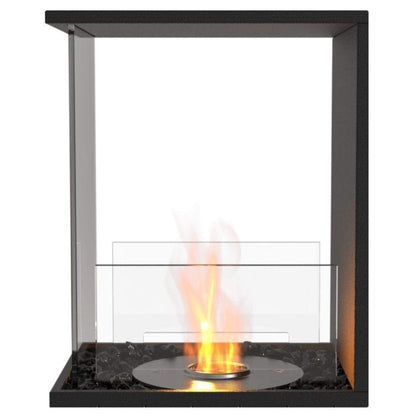 Burner Stainless Steel EcoSmart Fire 20" Flex 18PN Peninsula Ethanol Fireplace Insert by Mad Design Group