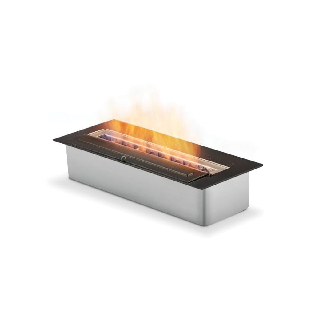Burner Black EcoSmart Fire 20" Stainless Steel XL500 Ethanol Fireplace Burner by Mad Design Group