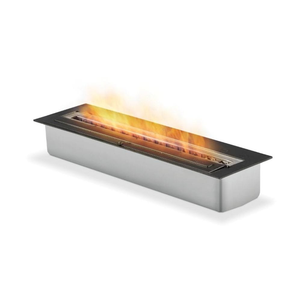 Burner Black EcoSmart Fire 28" Stainless Steel XL700 Ethanol Fireplace Burner by Mad Design Group