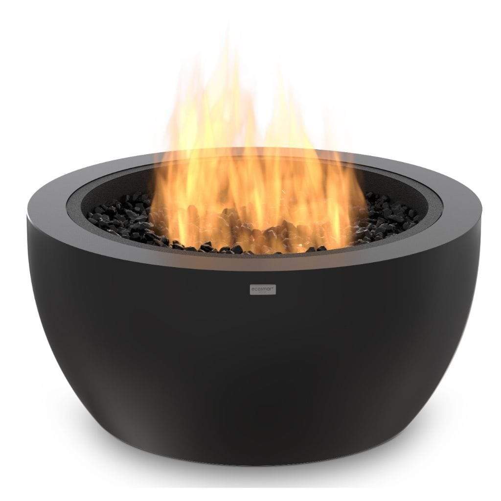 Fire Pit Bowl Graphite EcoSmart Fire 30" POD Fire Pit Bowl with Gas LP/NG Burner by Mad Design Group