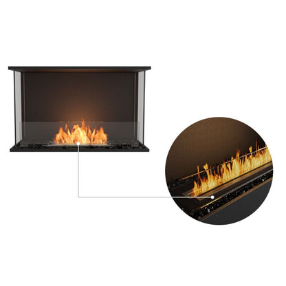 EcoSmart Fire 35" Flex 32BY Bay Ethanol Fireplace Insert by Mad Design Group