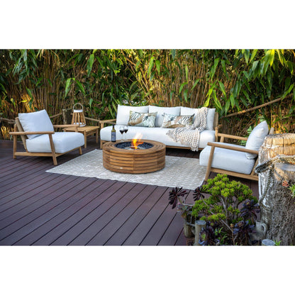 EcoSmart Fire 39" Ark 40 Fire Pit Table with Gas LP/NG Burner by Mad Design Group