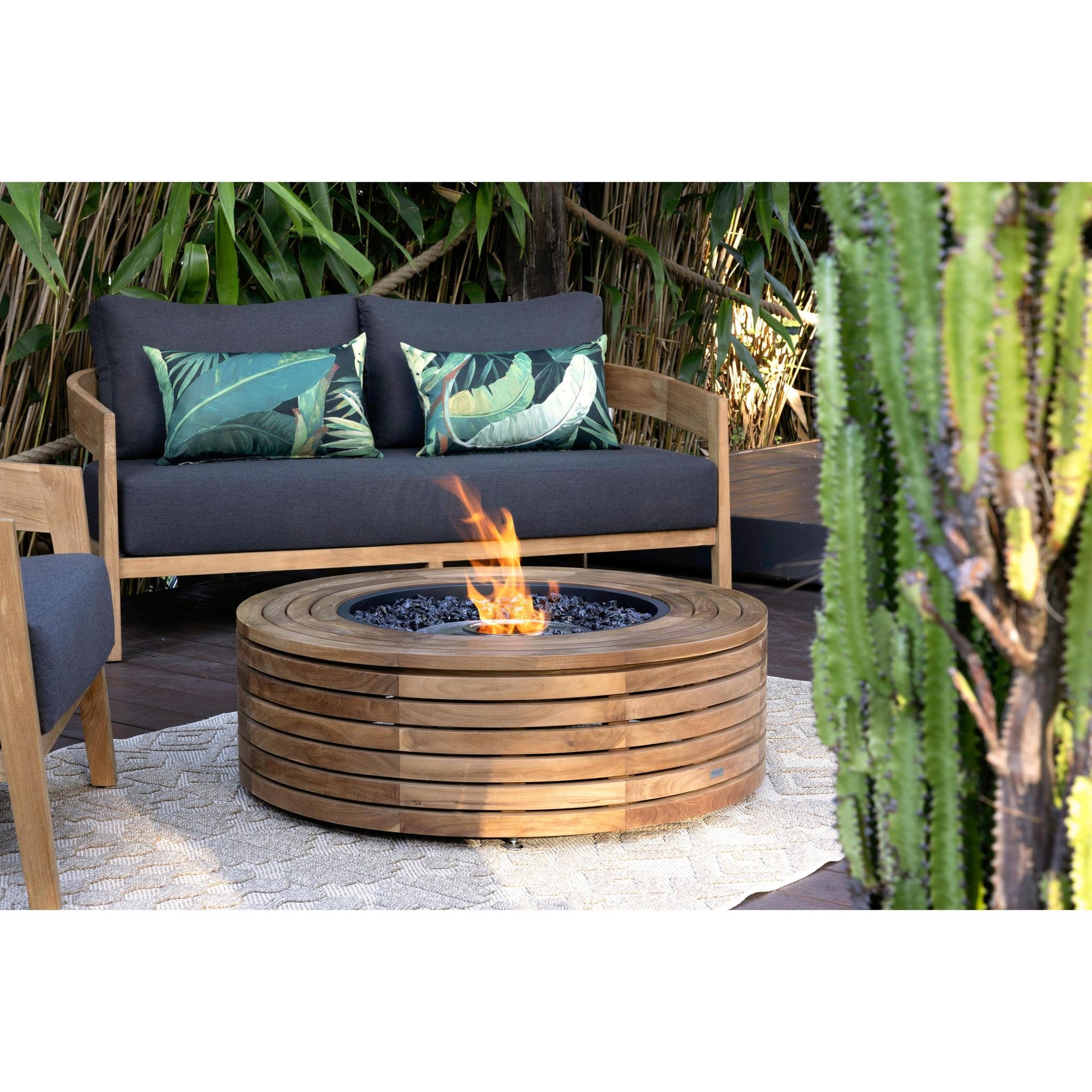EcoSmart Fire 39" Ark 40 Fire Pit Table with Gas LP/NG Burner by Mad Design Group