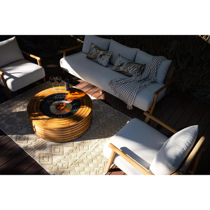 EcoSmart Fire 39" Ark 40 Fire Pit Table with Gas LP/NG Burner by Mad Design Group