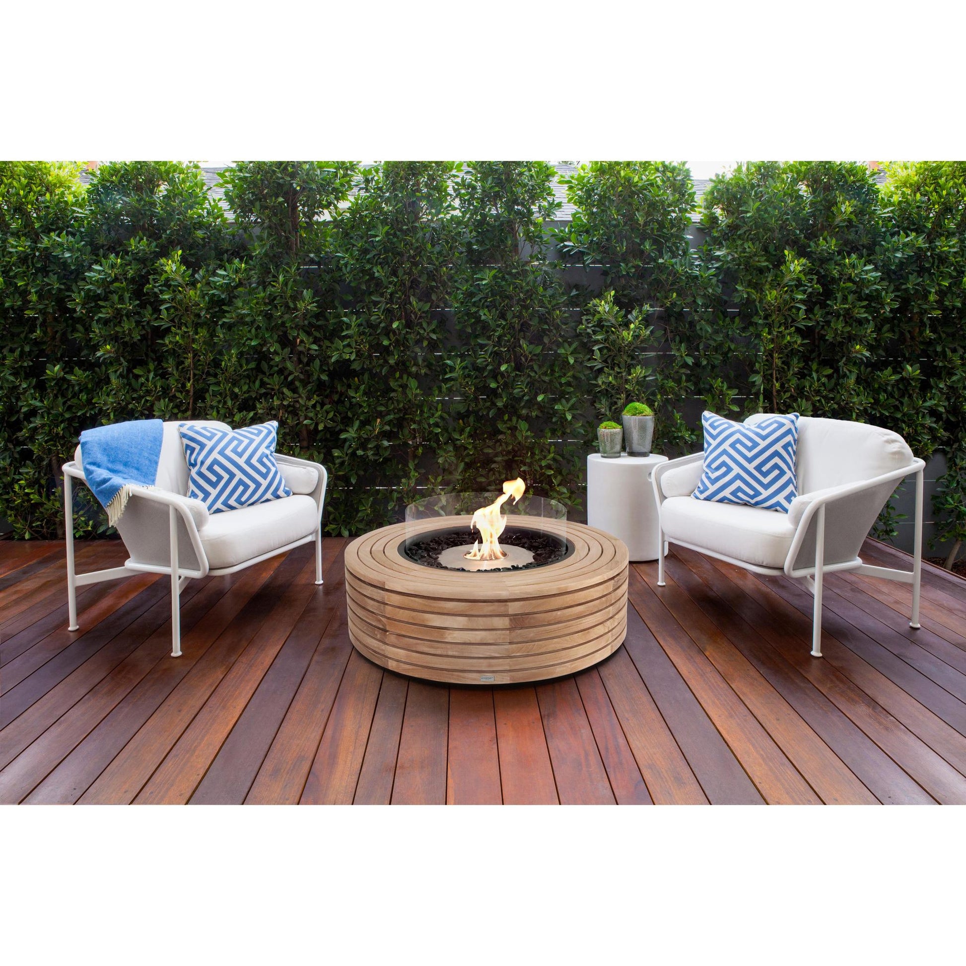 EcoSmart Fire 39" Ark 40 Fire Pit Table with Gas LP/NG Burner by Mad Design Group