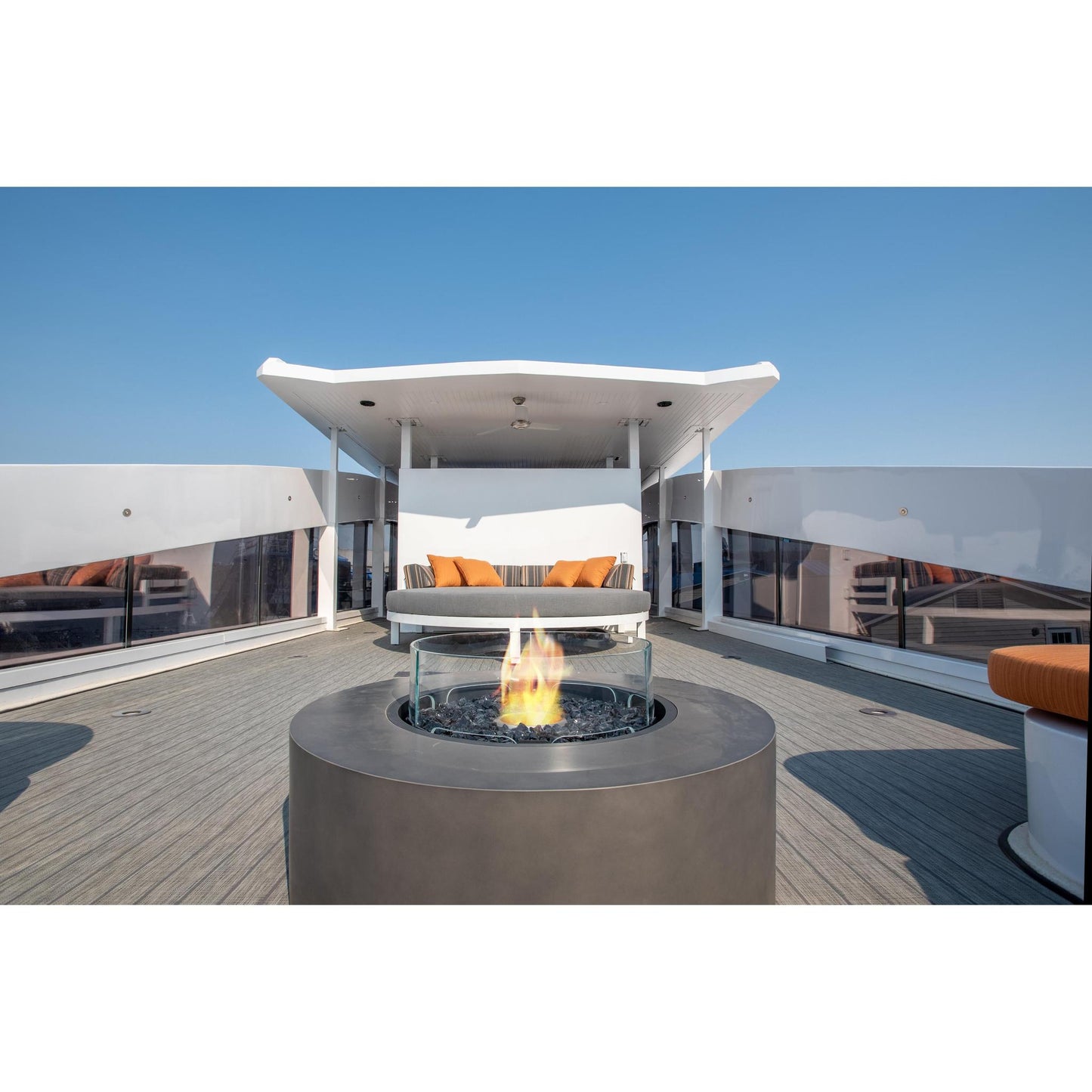 EcoSmart Fire 39" Ark 40 Fire Pit Table with Gas LP/NG Burner by Mad Design Group