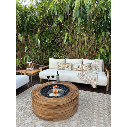 EcoSmart Fire 39" Ark 40 Fire Pit Table with Gas LP/NG Burner by Mad Design Group