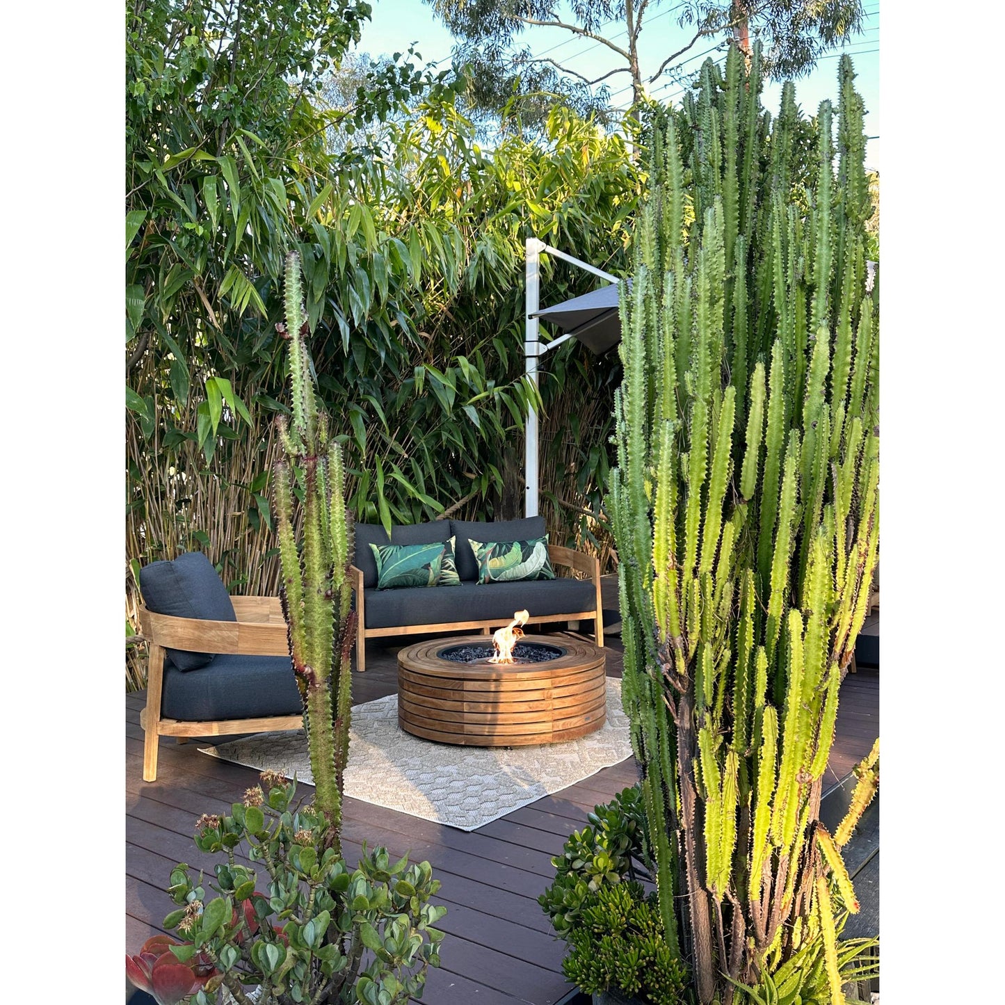 EcoSmart Fire 39" Ark 40 Fire Pit Table with Ethanol Burner by Mad Design Group