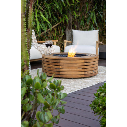 EcoSmart Fire 39" Ark 40 Fire Pit Table with Gas LP/NG Burner by Mad Design Group