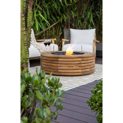 EcoSmart Fire 39" Ark 40 Fire Pit Table with Gas LP/NG Burner by Mad Design Group