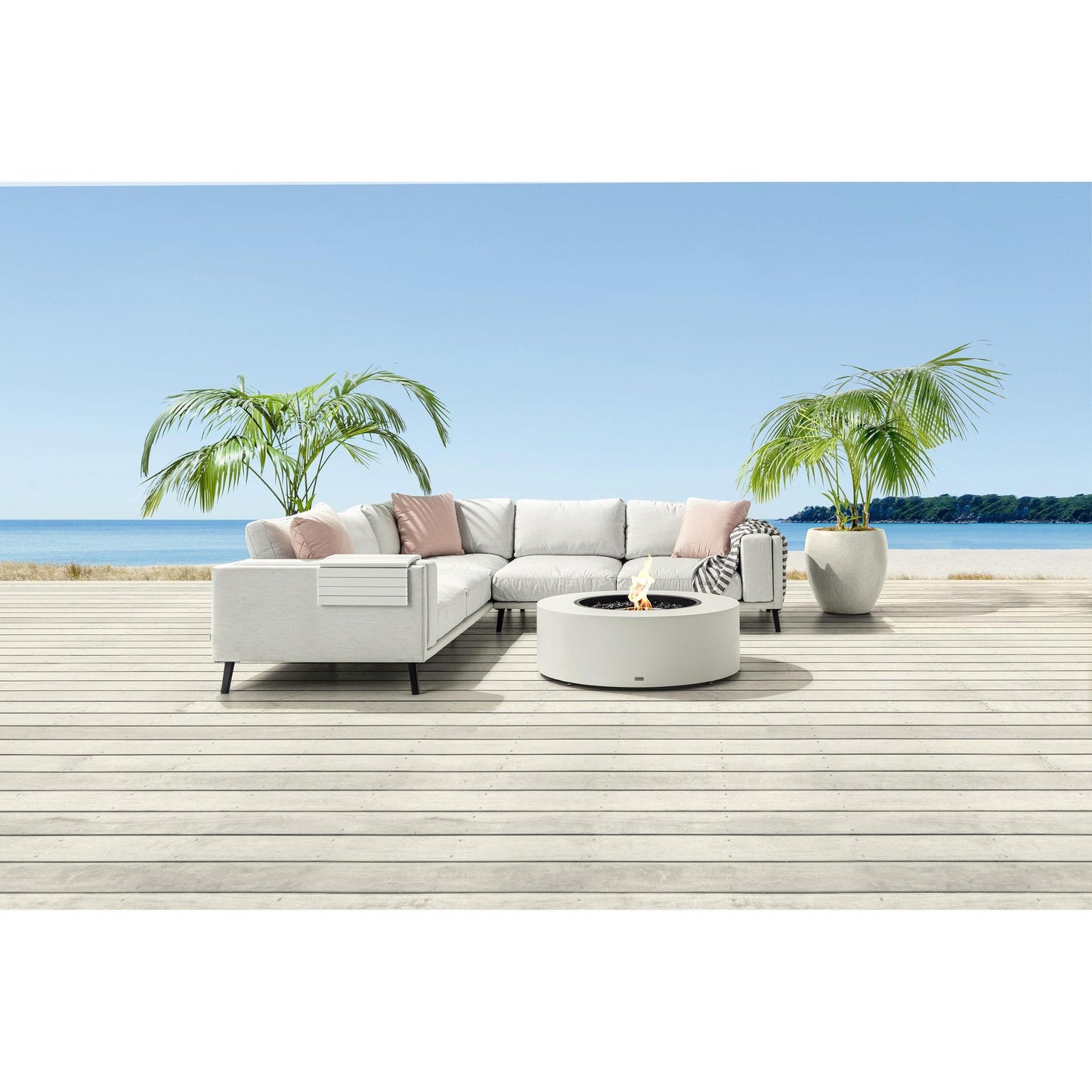 EcoSmart Fire 39" Ark 40 Fire Pit Table with Gas LP/NG Burner by Mad Design Group