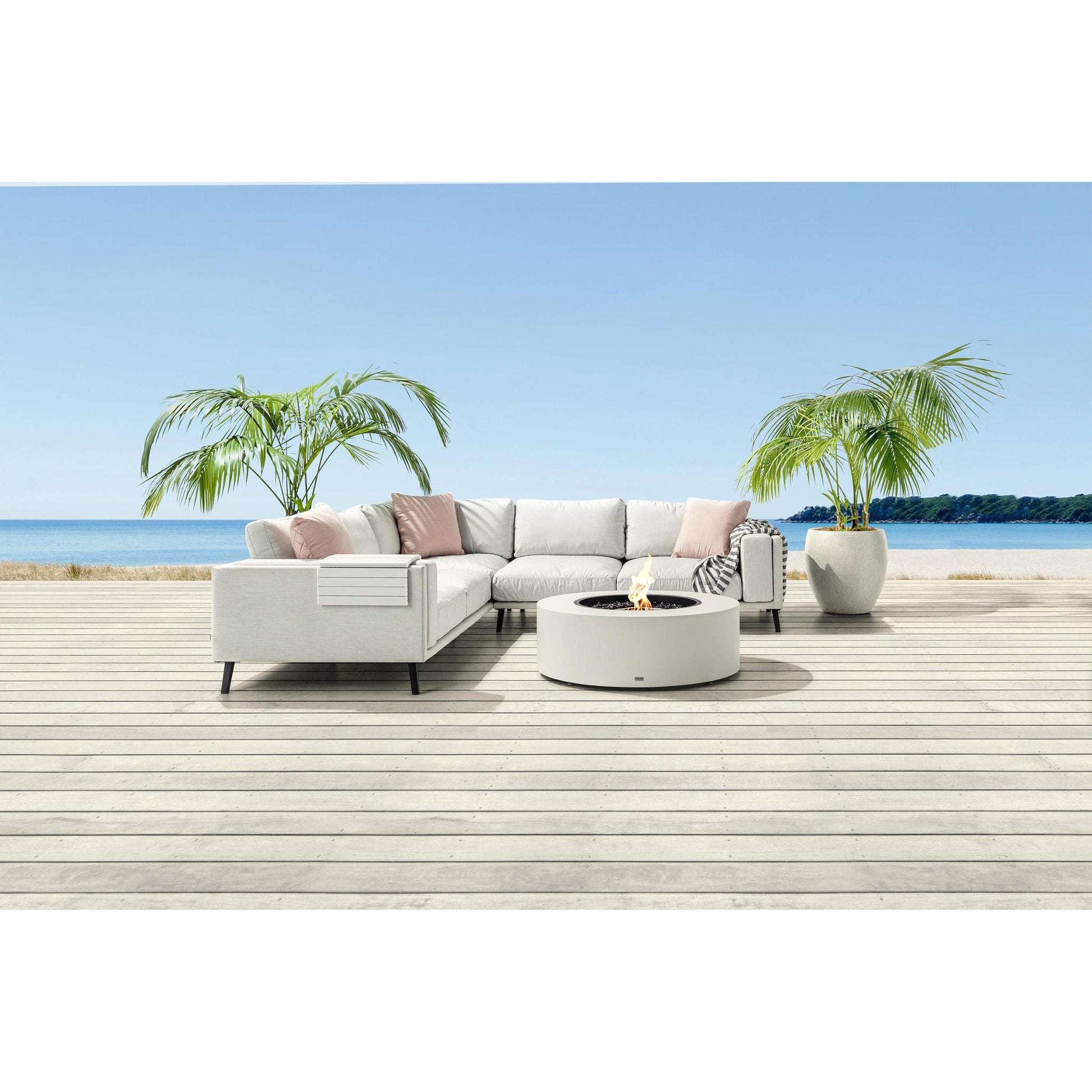 EcoSmart Fire 39" Ark 40 Fire Pit Table with Gas LP/NG Burner by Mad Design Group