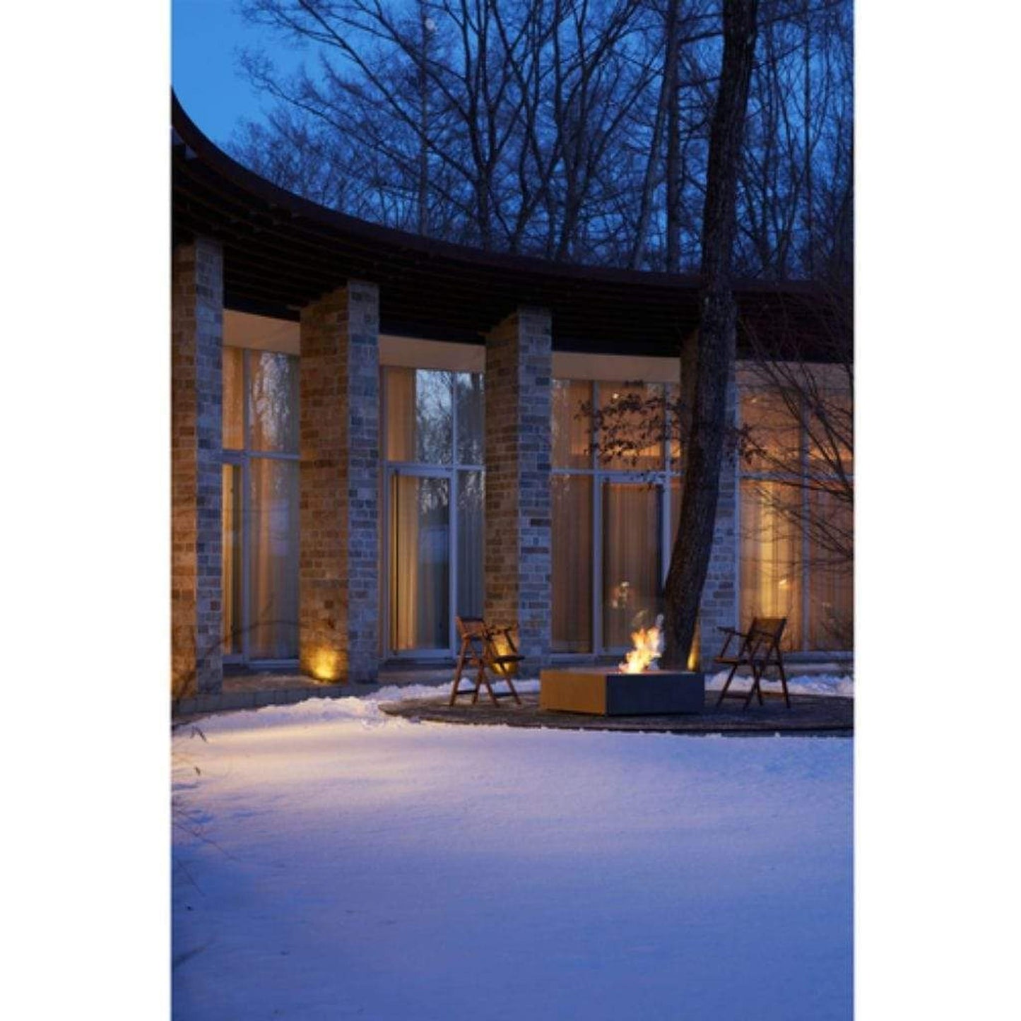 EcoSmart Fire 39" Base 40 Fire Pit Table with Ethanol Burner by Mad Design Group