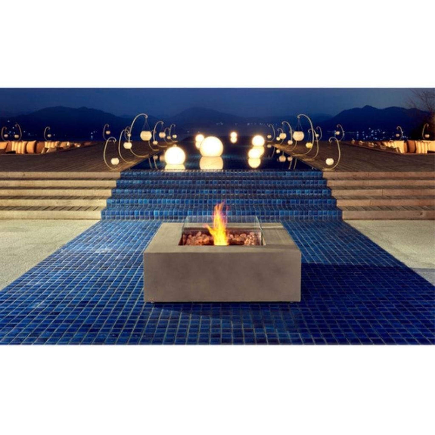 EcoSmart Fire 39" Base 40 Fire Pit Table with Ethanol Burner by Mad Design Group