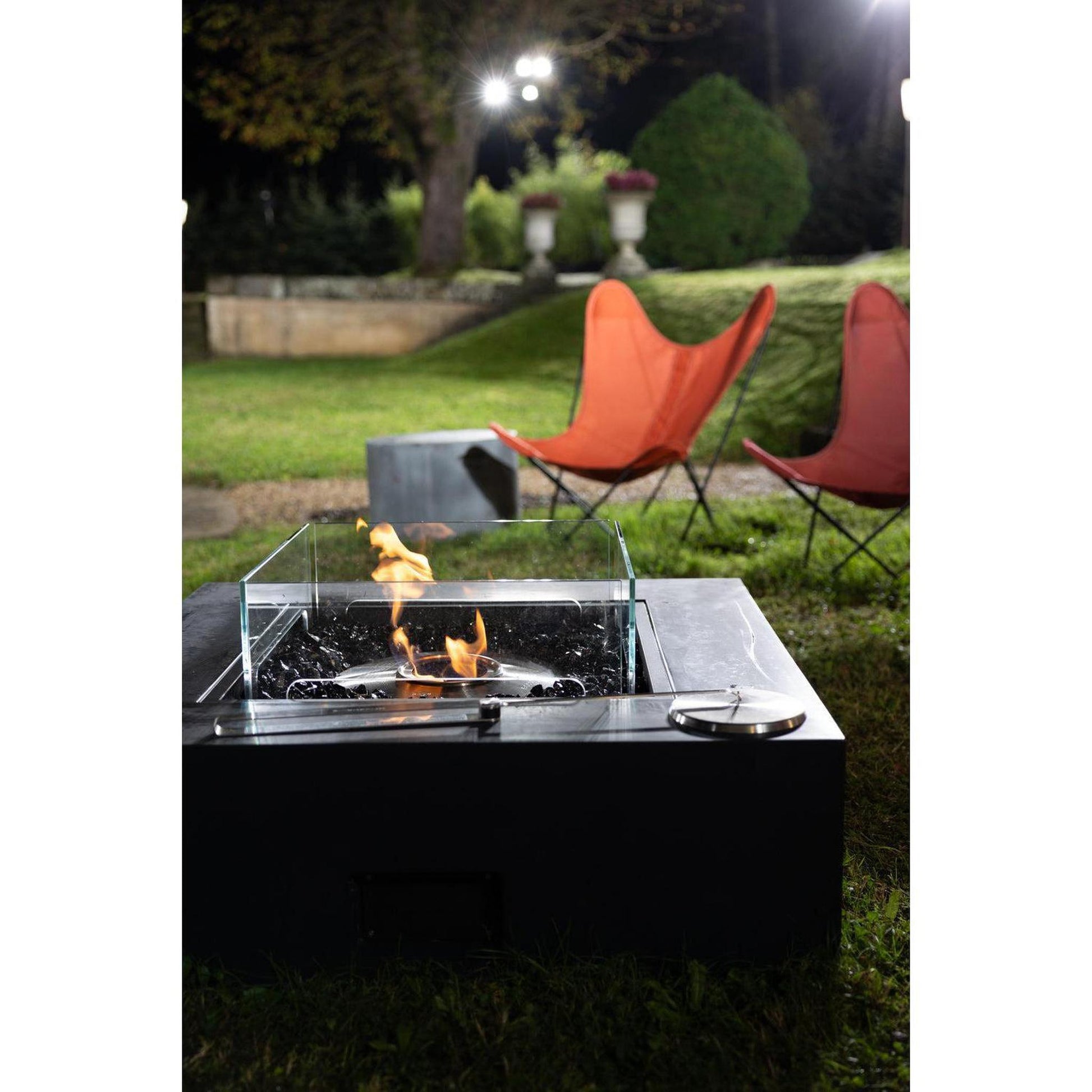 EcoSmart Fire 39" Base 40 Fire Pit Table with Ethanol Burner by Mad Design Group
