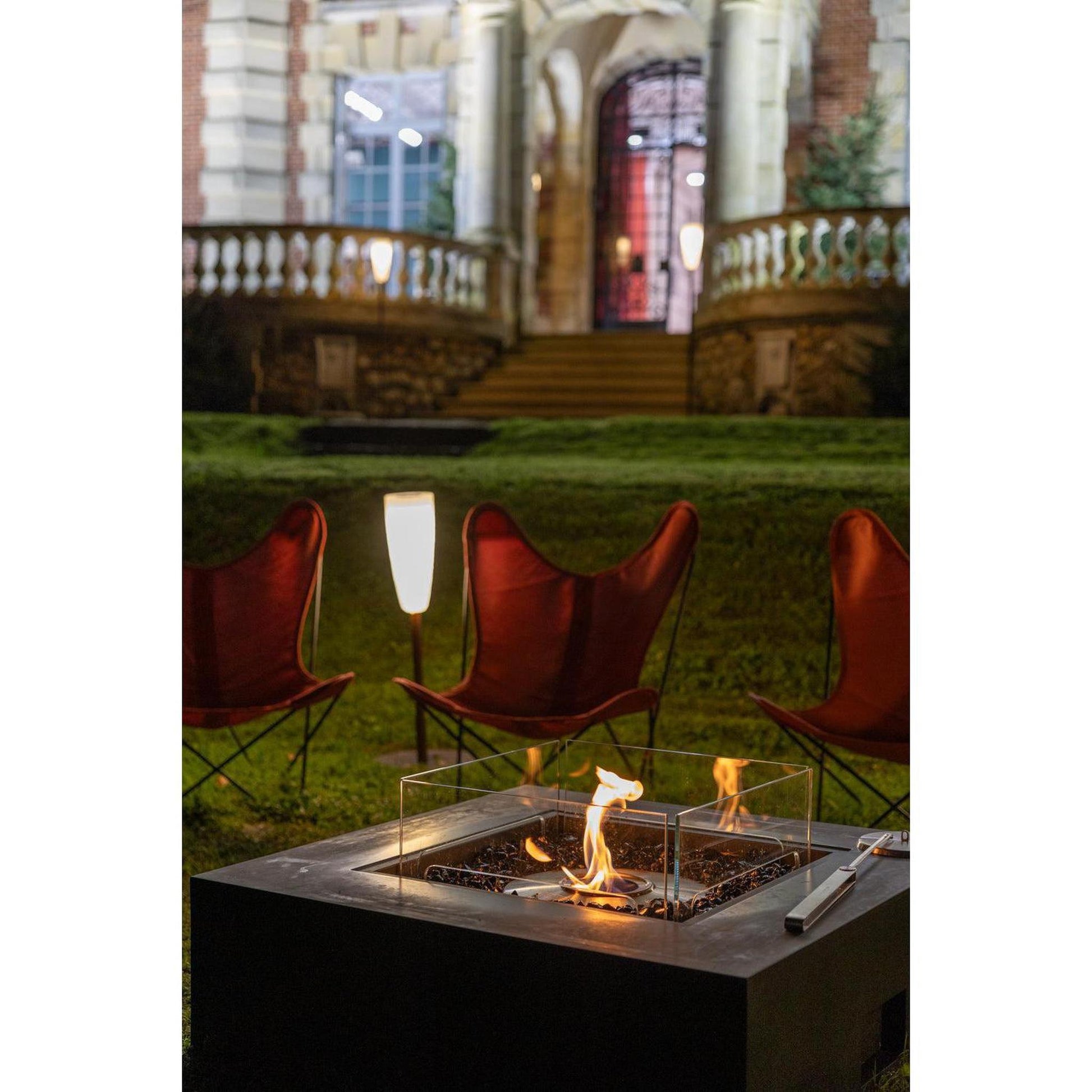 EcoSmart Fire 39" Base 40 Fire Pit Table with Ethanol Burner by Mad Design Group