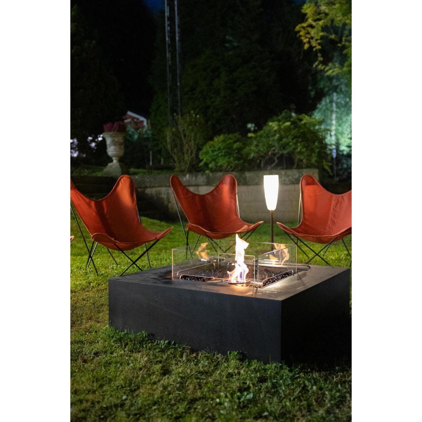 EcoSmart Fire 39" Base 40 Fire Pit Table with Ethanol Burner by Mad Design Group