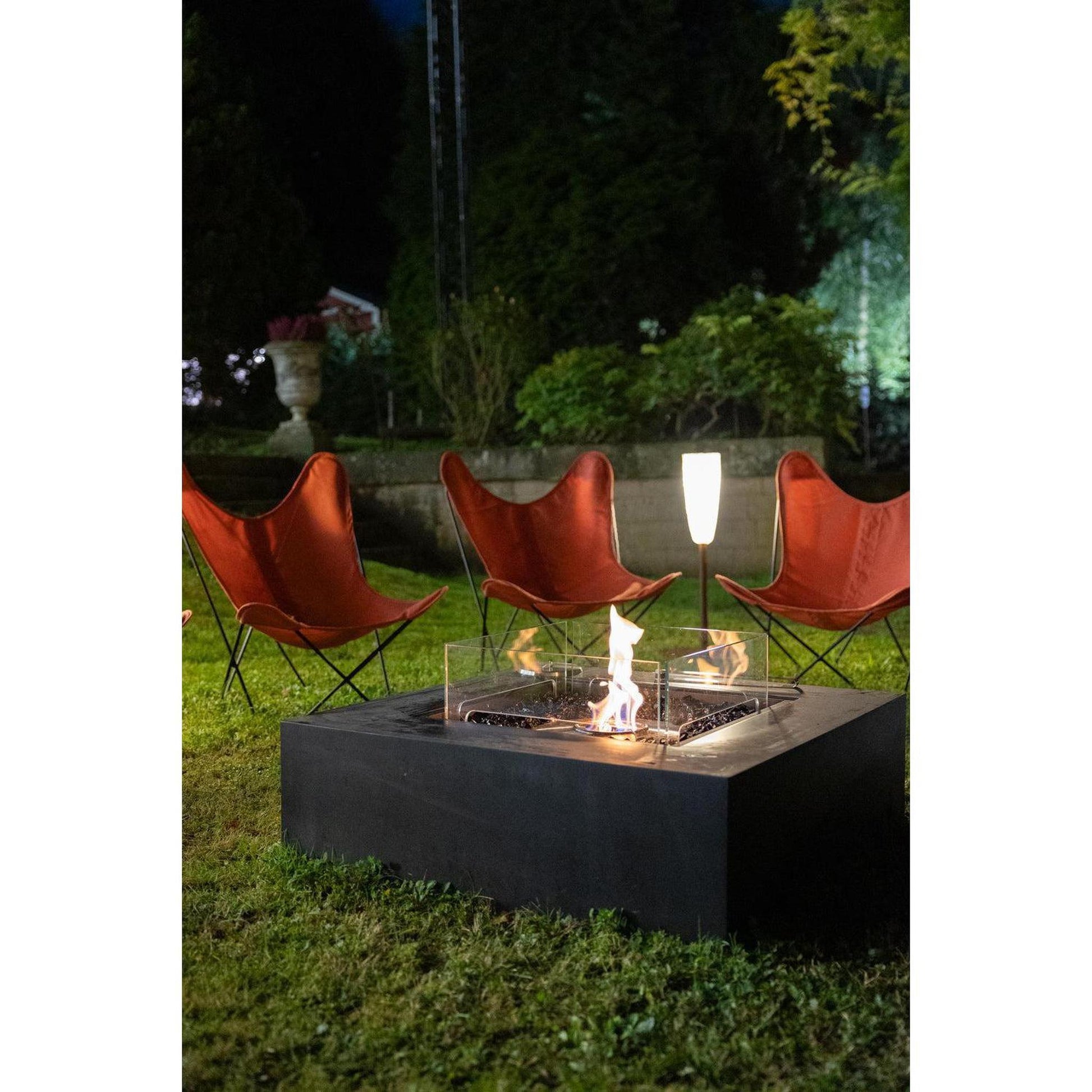 EcoSmart Fire 39" Base 40 Fire Pit Table with Ethanol Burner by Mad Design Group