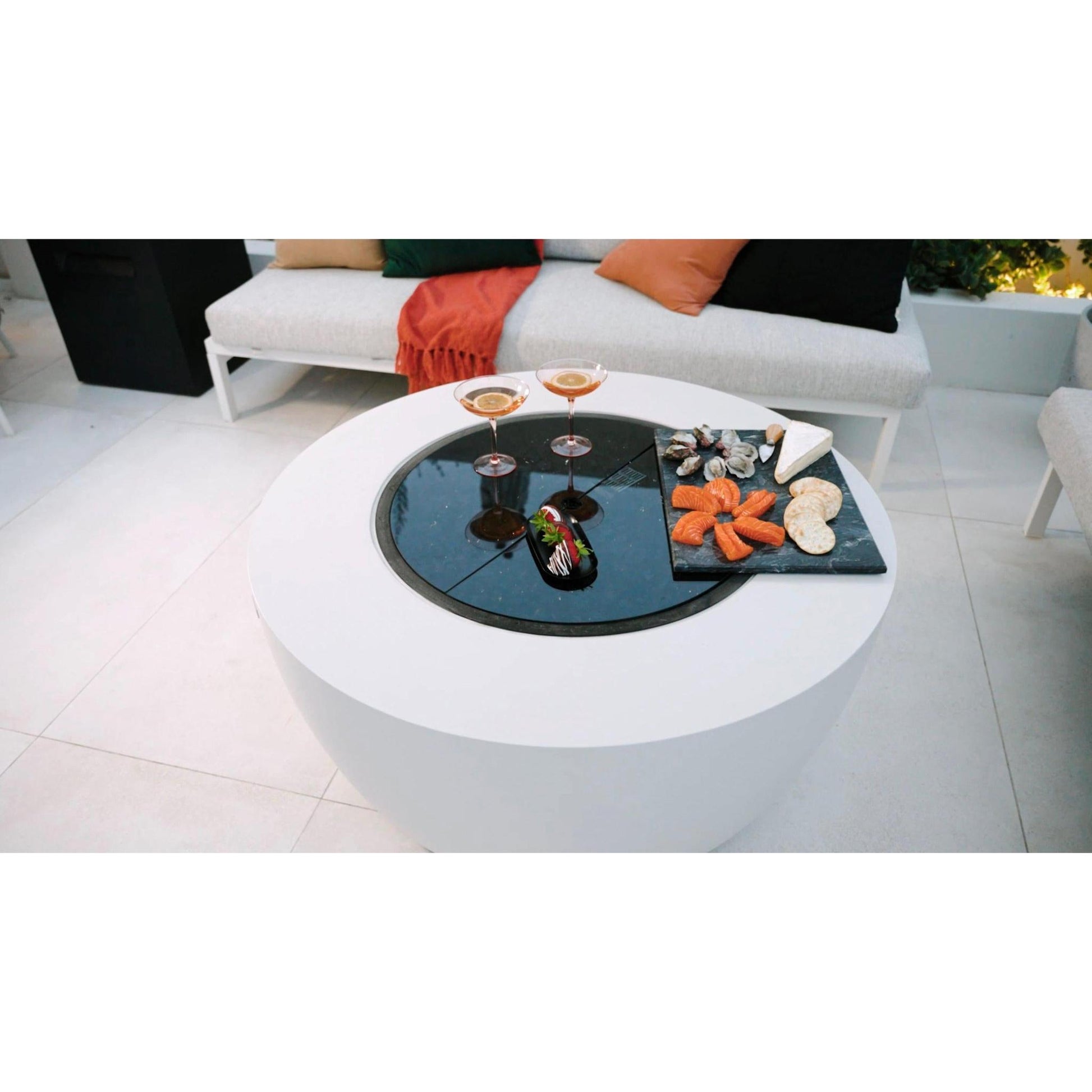 EcoSmart Fire 39" POD Fire Pit Bowl with Gas LP/NG Burner by Mad Design Group