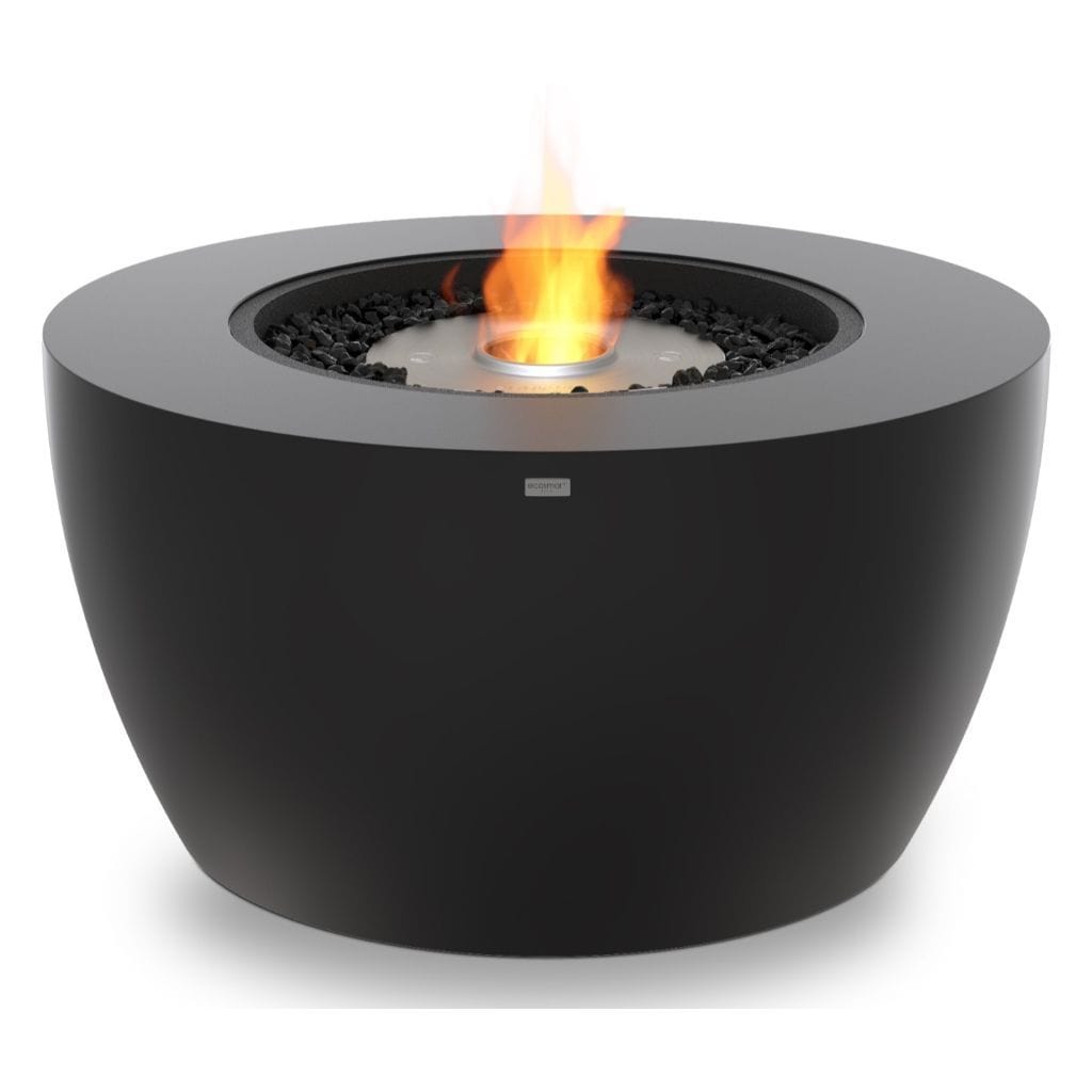 Fire Pit Bowl Indoor / Graphite / Stainless Steel EcoSmart Fire 39" POD Fire Pit Bowl with Ethanol Burner by Mad Design Group