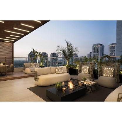 EcoSmart Fire 50" Manhattan 50 Fire Pit Table with Gas LP/NG Burner by Mad Design Group