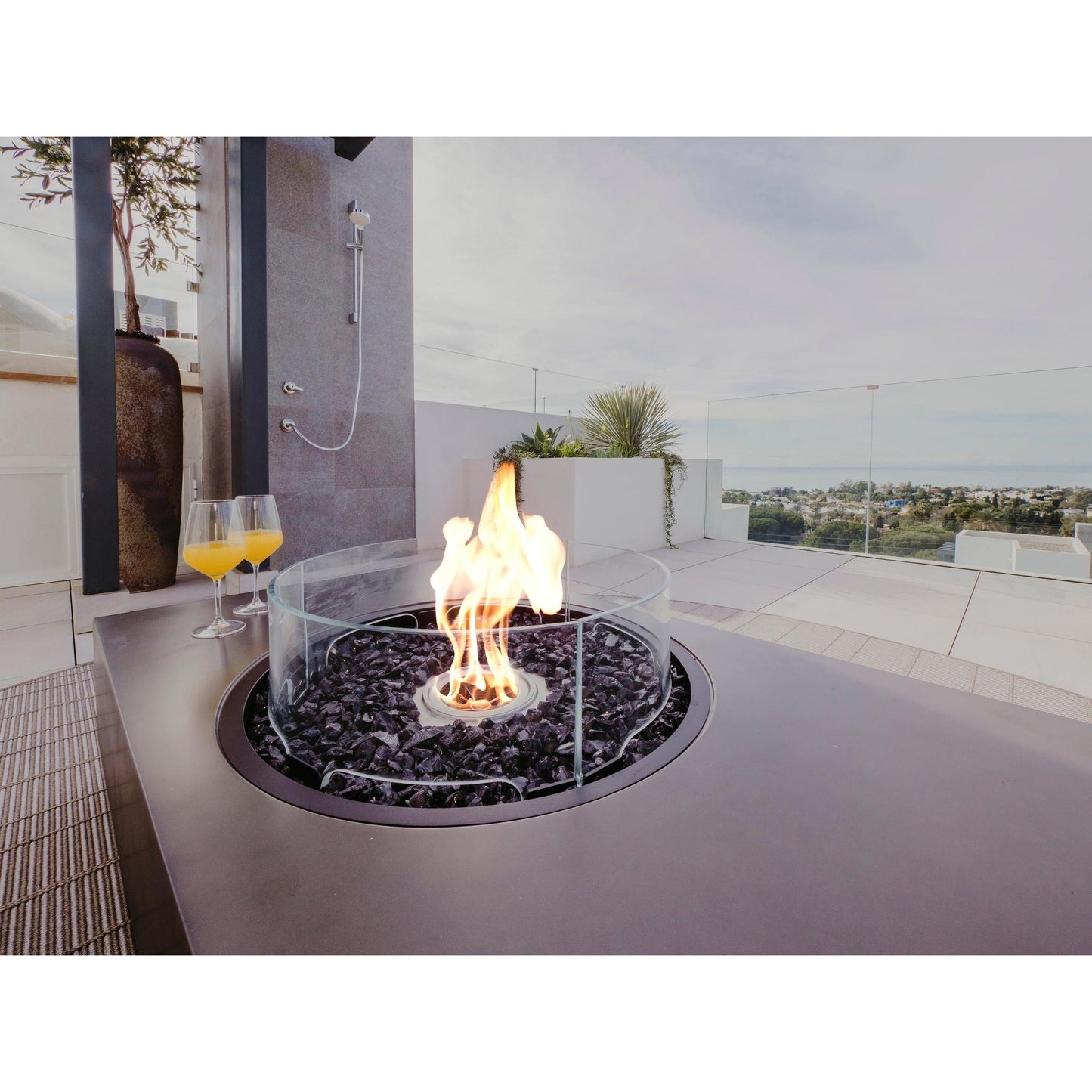 EcoSmart Fire 50" Martini 50 Fire Pit Table with Ethanol Burner by Mad Design Group