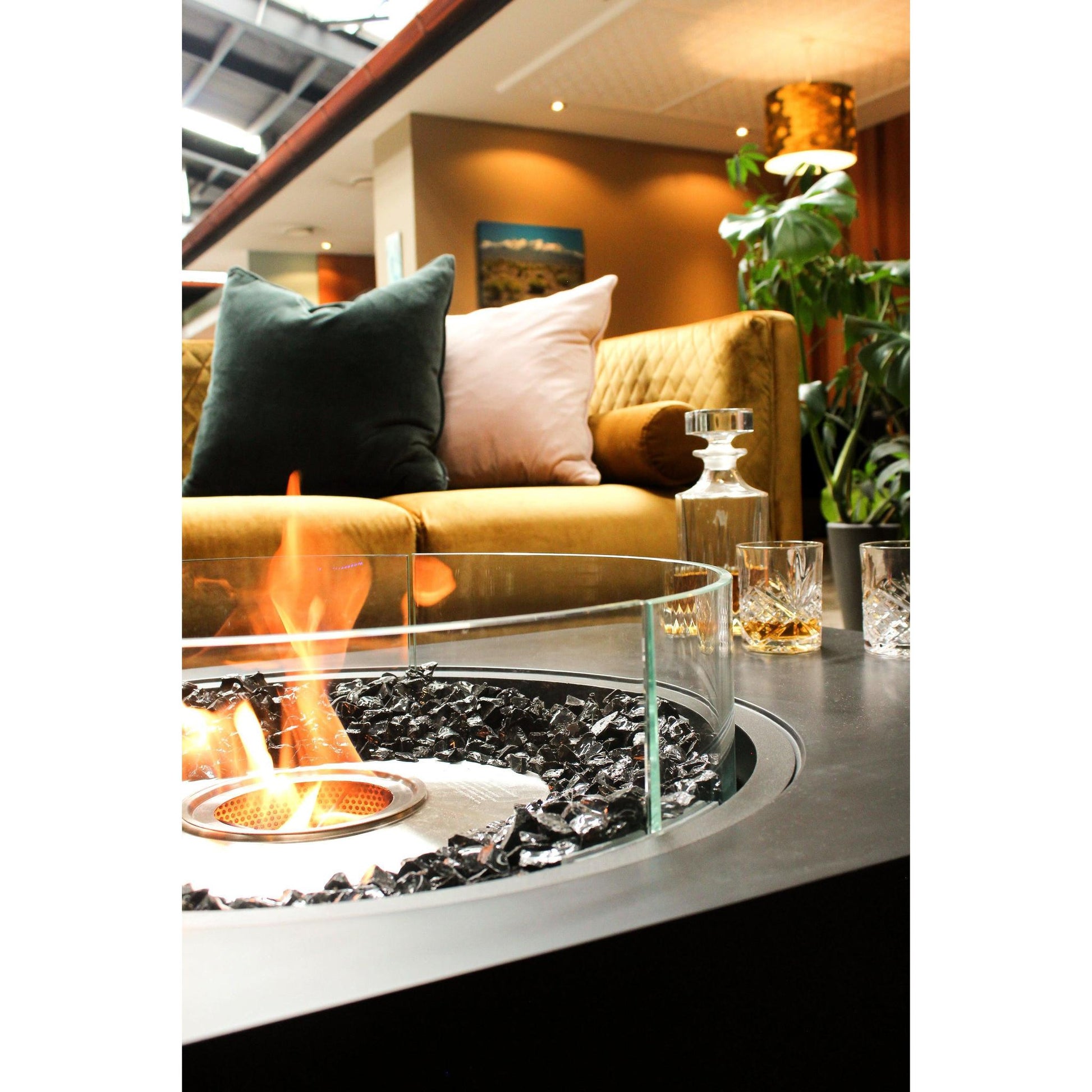 EcoSmart Fire 50" Martini 50 Fire Pit Table with Ethanol Burner by Mad Design Group