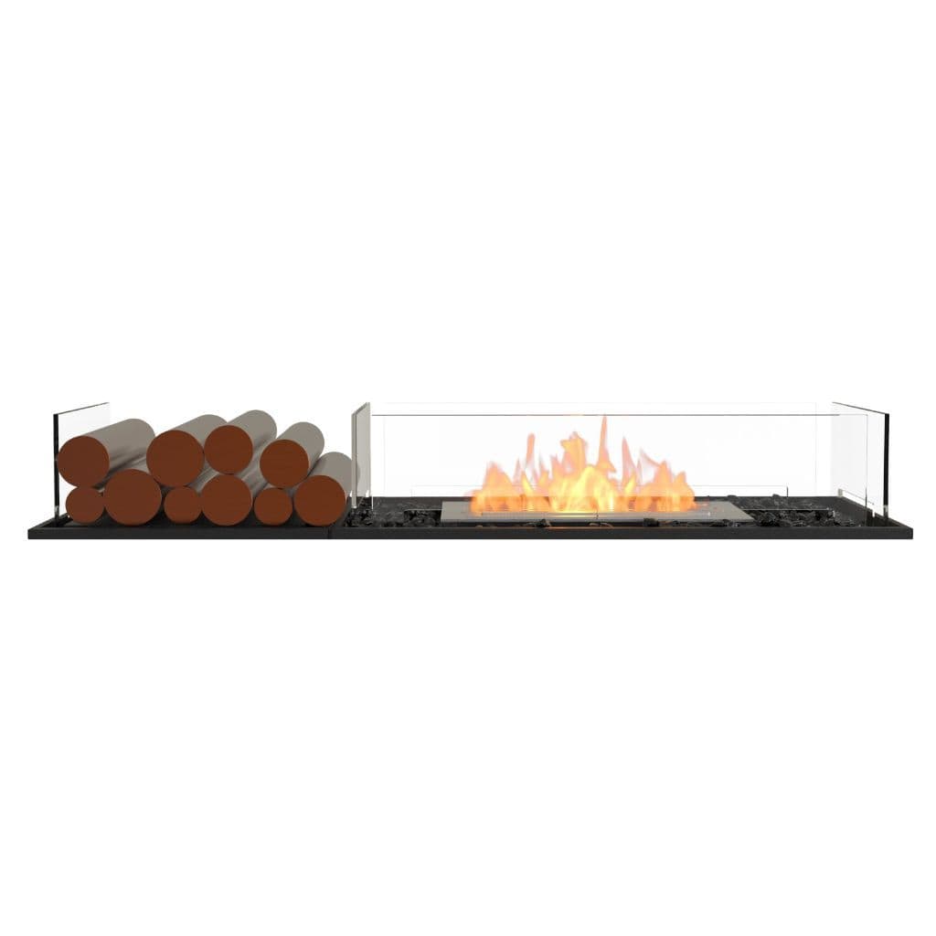 EcoSmart Fire 53" Flex 50BN Bench Ethanol Fireplace Insert with Decorative Box by Mad Design Group
