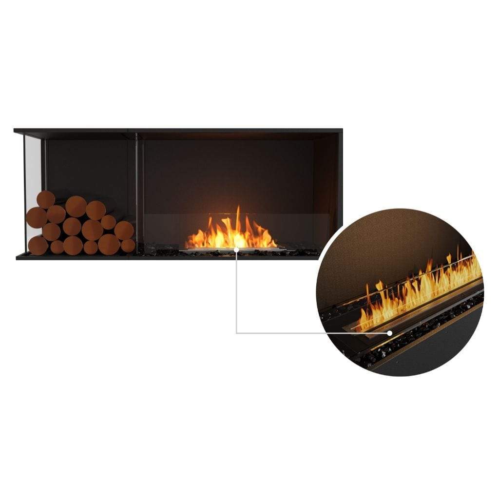 EcoSmart Fire 55" Flex 50LC/50RC Ethanol Fireplace Insert with Decorative Box by Mad Design Group
