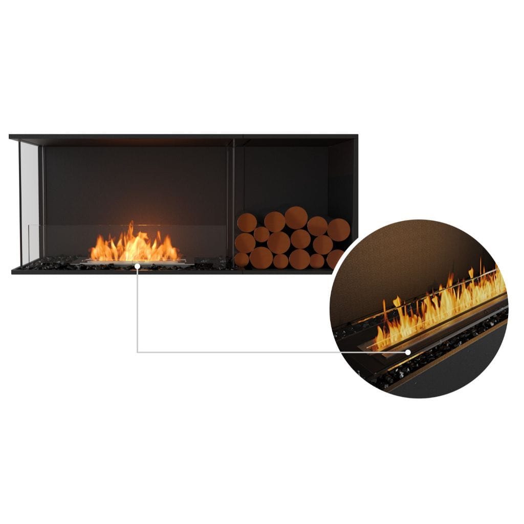 EcoSmart Fire 55" Flex 50LC/50RC Ethanol Fireplace Insert with Decorative Box by Mad Design Group