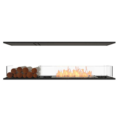 EcoSmart Fire 63" Flex 60IL Island Ethanol Fireplace Insert with Decorative Box by Mad Design Group
