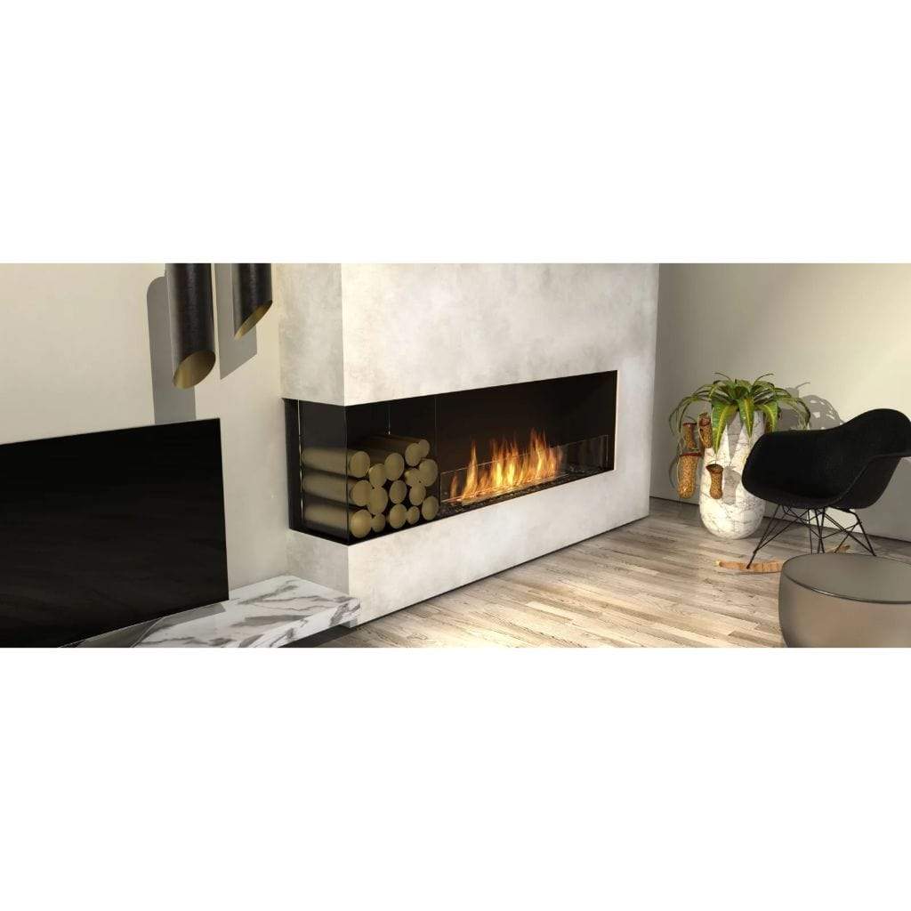 EcoSmart Fire 65" Flex 60LC/60RC Ethanol Fireplace Insert with Decorative Box by Mad Design Group