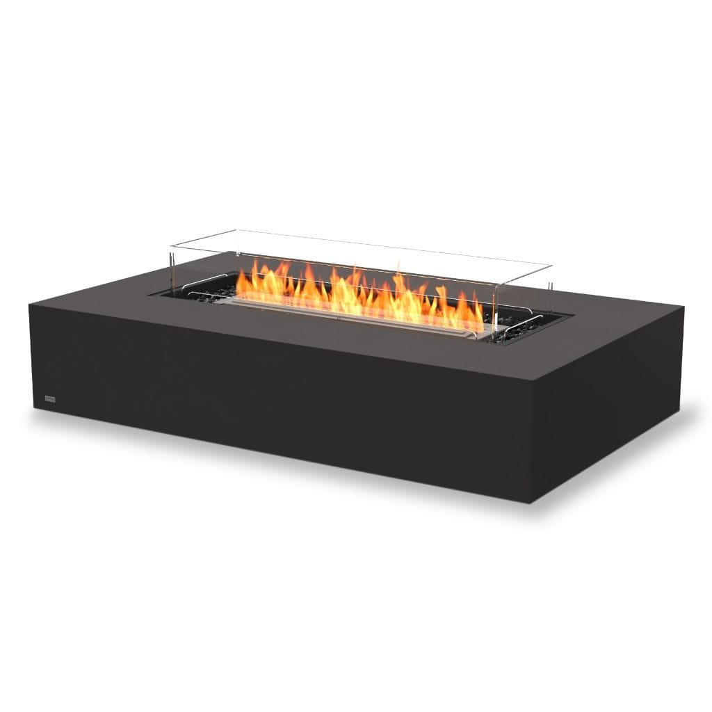 EcoSmart Fire 65" Wharf 65 Fire Pit Table with Ethanol Burner by Mad Design Group
