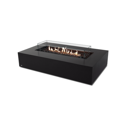 EcoSmart Fire 65" Wharf 65 Fire Pit Table with Gas LP/NG Burner by Mad Design Group