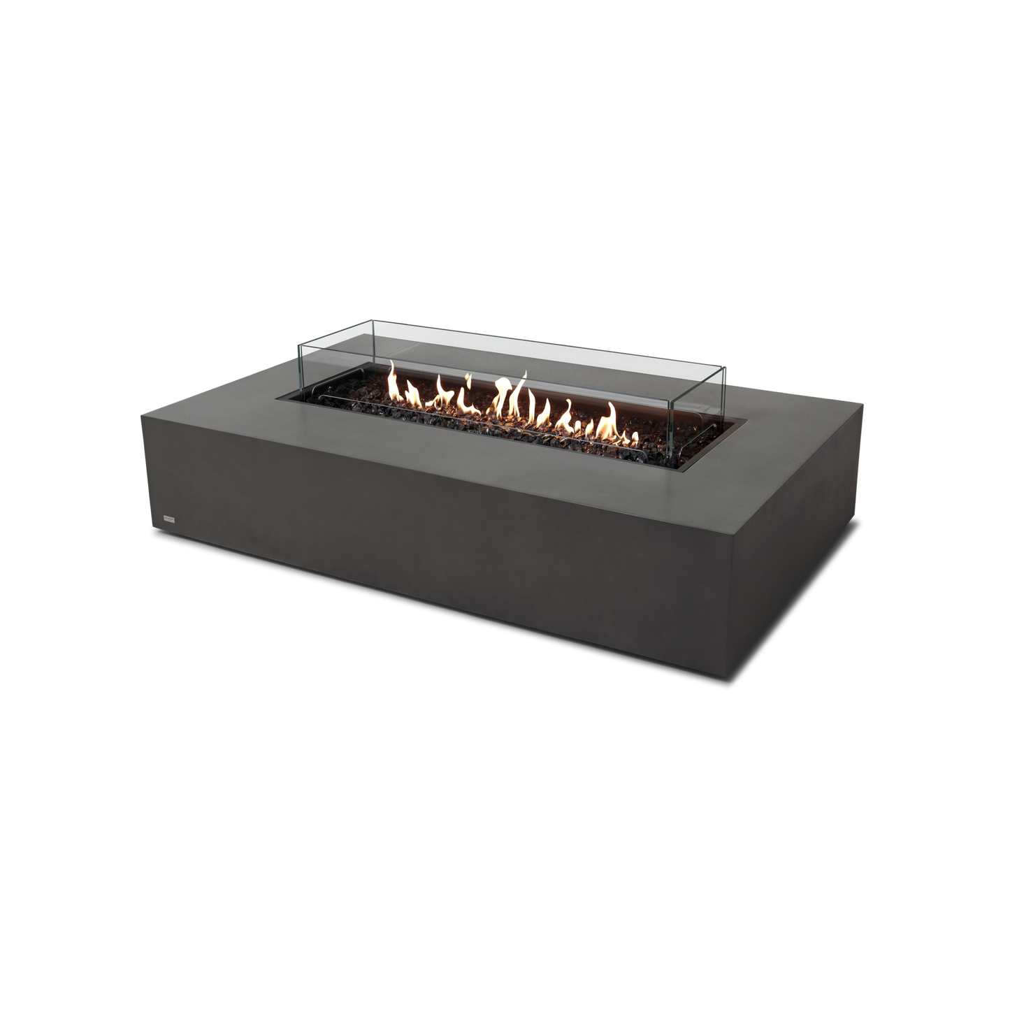 EcoSmart Fire 65" Wharf 65 Fire Pit Table with Gas LP/NG Burner by Mad Design Group