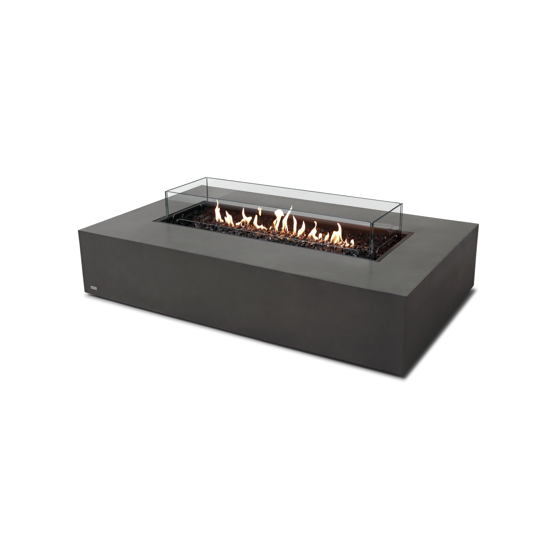 EcoSmart Fire 65" Wharf 65 Fire Pit Table with Gas LP/NG Burner by Mad Design Group