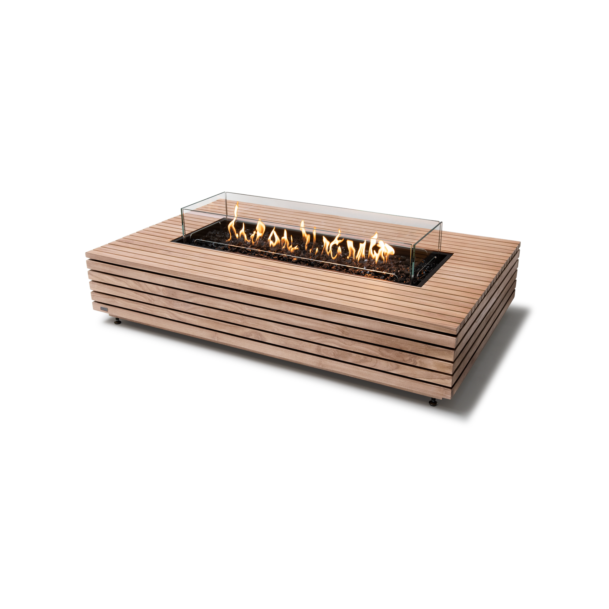 EcoSmart Fire 65" Wharf 65 Fire Pit Table with Gas LP/NG Burner by Mad Design Group