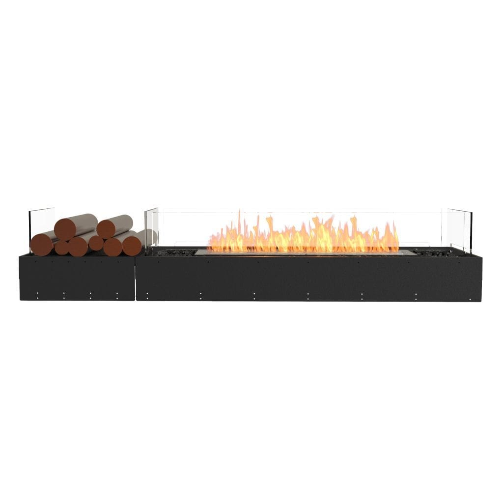 EcoSmart Fire 71" Flex 68BN Bench Fireplace Insert with Decorative Box by Mad Design Group